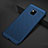 Custodia Plastica Rigida Cover Perforato per Huawei Mate 20 Pro Blu