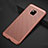Custodia Plastica Rigida Cover Perforato per Huawei Mate 20 Pro Oro Rosa