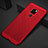 Custodia Plastica Rigida Cover Perforato per Huawei Mate 20 Rosso