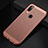 Custodia Plastica Rigida Cover Perforato per Huawei P20 Lite Oro Rosa