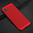 Custodia Plastica Rigida Cover Perforato per Huawei P20 Rosso