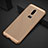 Custodia Plastica Rigida Cover Perforato per OnePlus 6T Oro
