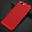 Custodia Plastica Rigida Cover Perforato per Oppo A12e Rosso