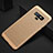 Custodia Plastica Rigida Cover Perforato per Samsung Galaxy Note 9 Oro