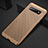 Custodia Plastica Rigida Cover Perforato per Samsung Galaxy S10 Oro