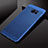 Custodia Plastica Rigida Cover Perforato per Samsung Galaxy S7 Edge G935F Blu
