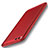 Custodia Plastica Rigida Cover Perforato per Xiaomi Mi 6 Rosso