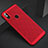 Custodia Plastica Rigida Cover Perforato per Xiaomi Mi 6X Rosso