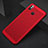Custodia Plastica Rigida Cover Perforato per Xiaomi Mi 8 Rosso