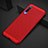 Custodia Plastica Rigida Cover Perforato per Xiaomi Mi 9 Pro 5G Rosso