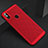 Custodia Plastica Rigida Cover Perforato per Xiaomi Redmi 6 Pro Rosso
