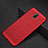 Custodia Plastica Rigida Cover Perforato W01 per Oppo R17 Pro Rosso