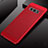 Custodia Plastica Rigida Cover Perforato W01 per Samsung Galaxy S10e Rosso