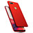 Custodia Plastica Rigida Cover Sabbie Mobili per Oppo A7 Rosso