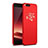 Custodia Plastica Rigida Fiori per Xiaomi Mi 6 Rosso