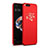 Custodia Plastica Rigida Fiori per Xiaomi Mi Note 3 Rosso