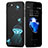 Custodia Plastica Rigida Fluorescenza per Apple iPhone 8 Nero