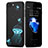 Custodia Plastica Rigida Fluorescenza per Apple iPhone 8 Plus Nero