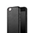 Custodia Plastica Rigida In Pelle per Apple iPhone 6 Nero