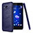 Custodia Plastica Rigida In Pelle per HTC U11 Blu