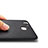 Custodia Plastica Rigida In Pelle per Huawei P8 Lite Smart Nero