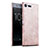 Custodia Plastica Rigida In Pelle per Sony Xperia XZ Premium Oro Rosa