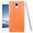 Custodia Plastica Rigida In Pelle per Xiaomi Mi 4 LTE Arancione