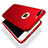 Custodia Plastica Rigida Opaca C01 per Apple iPhone 8 Plus Rosso