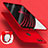 Custodia Plastica Rigida Opaca con Anello Supporto A01 per Huawei Honor Play 7X Rosso