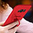 Custodia Plastica Rigida Opaca con Anello Supporto A02 per Samsung Galaxy S8 Rosso