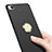 Custodia Plastica Rigida Opaca con Anello Supporto A02 per Xiaomi Mi 5S 4G Nero
