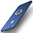Custodia Plastica Rigida Opaca con Anello Supporto A03 per Huawei Nova Lite Blu