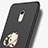 Custodia Plastica Rigida Opaca con Anello Supporto A03 per Xiaomi Redmi Note 4 Nero