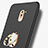 Custodia Plastica Rigida Opaca con Anello Supporto A05 per Huawei Mate 9 Lite Nero