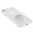 Custodia Plastica Rigida Opaca con Anello Supporto F01 per Apple iPhone 7 Bianco