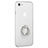 Custodia Plastica Rigida Opaca con Anello Supporto F01 per Apple iPhone SE (2020) Bianco