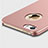 Custodia Plastica Rigida Opaca con Anello Supporto per Apple iPhone 5 Rosa