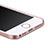 Custodia Plastica Rigida Opaca con Anello Supporto per Apple iPhone 5S Rosa