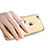Custodia Plastica Rigida Opaca con Anello Supporto per Apple iPhone 6 Plus Oro