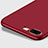 Custodia Plastica Rigida Opaca con Anello Supporto per Apple iPhone 8 Plus Rosso