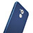 Custodia Plastica Rigida Opaca con Anello Supporto per Huawei Enjoy 6S Blu