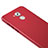 Custodia Plastica Rigida Opaca con Anello Supporto per Huawei Enjoy 6S Rosso