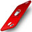 Custodia Plastica Rigida Opaca con Anello Supporto per Huawei G8 Mini Rosso