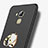 Custodia Plastica Rigida Opaca con Anello Supporto per Huawei G9 Plus Nero