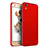 Custodia Plastica Rigida Opaca con Anello Supporto per Huawei Honor 5A Rosso