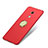 Custodia Plastica Rigida Opaca con Anello Supporto per Huawei Honor Play 5X Rosso