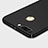 Custodia Plastica Rigida Opaca con Anello Supporto per Huawei Honor V9 Nero