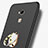 Custodia Plastica Rigida Opaca con Anello Supporto per Huawei Honor X5 Nero