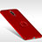 Custodia Plastica Rigida Opaca con Anello Supporto per Huawei Mate 9 Pro Rosso
