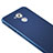 Custodia Plastica Rigida Opaca con Anello Supporto per Huawei Nova Smart Blu